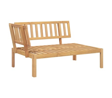 vidaXL 4-tlg. Garten-Sofagarnitur aus Paletten mit Kissen Akazienholz