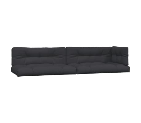 vidaXL 5-tlg. Garten-Sofagarnitur aus Paletten mit Kissen Akazienholz
