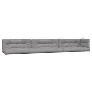 vidaXL Salon palette de jardin avec coussins 6pcs bois d'acacia massif