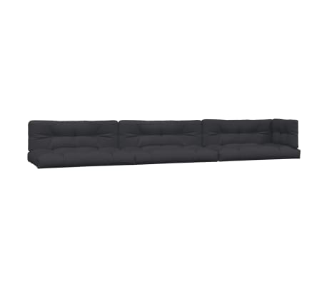vidaXL Salon palette de jardin avec coussins 6pcs bois d'acacia massif