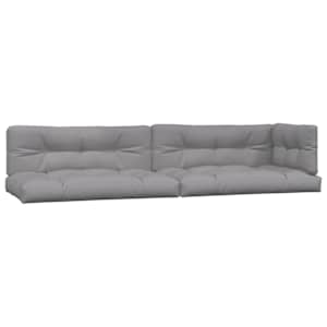 vidaXL Salon palette de jardin avec coussins 6pcs bois d'acacia massif