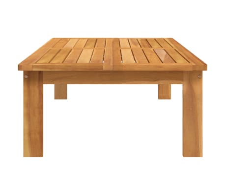 Tuintafel 200x100x75 cm massief acaciahout grijs kopen