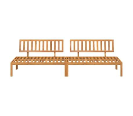 vidaXL Mi&eth;jus&oacute;faeiningar 2 stk. Gegnheill Akas&iacute;uvi&eth;ur
