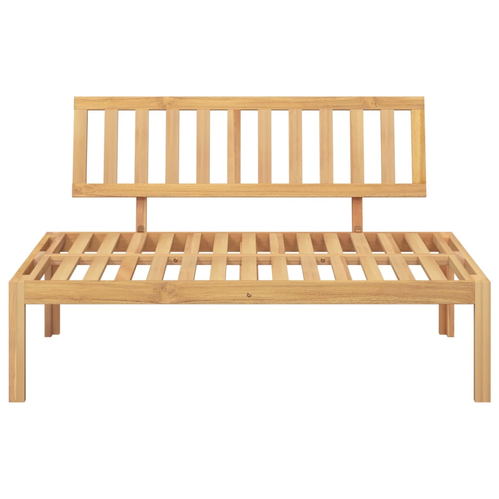 vidaXL Tuinmiddenbank pallet massief acaciahout afbeelding