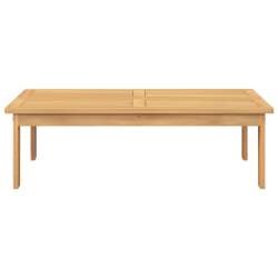 vidaXL t&ouml;m&ouml;r ak&aacute;cfa kerti asztal 100 x 60 x 30 cm