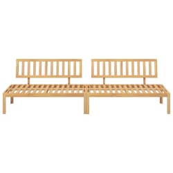 vidaXL Canap&eacute;s centraux palette de jardin 2 pcs bois massif d'acacia