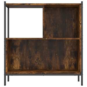 Knihovna kouřový dub 72 x 28 x 77,5 cm kompozitní dřevo - obrázek 5