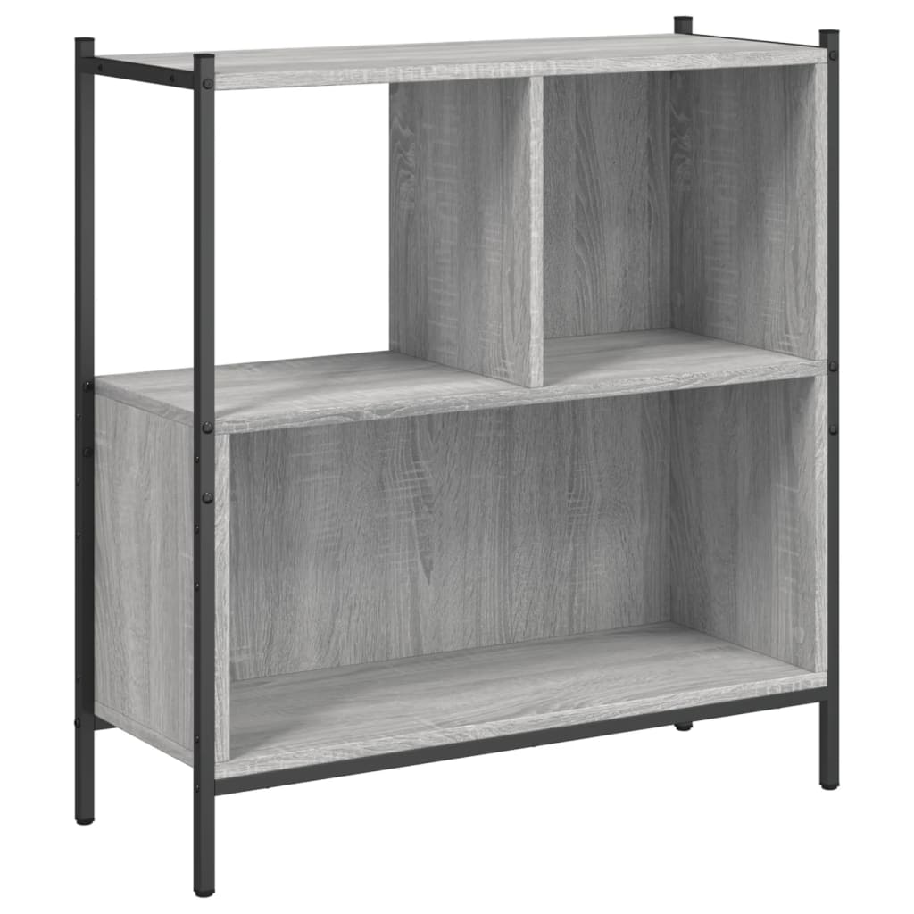 vidaXL Knihovna šedá sonoma 72 x 28 x 77,5 cm kompozitní dřevo
