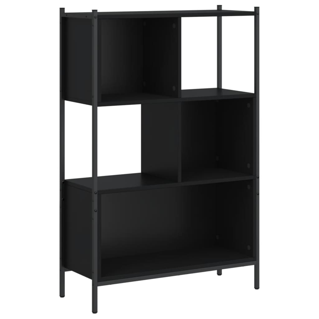 vidaXL Knihovna černá 72 x 28 x 109 cm kompozitní dřevo