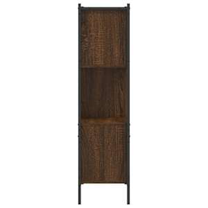 Knihovna hnědý dub 72 x 28 x 109 cm kompozitní dřevo - obrázek 6