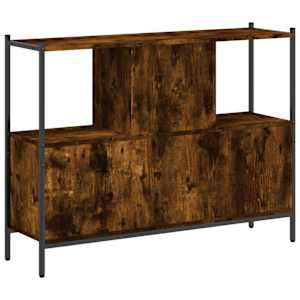 Knihovna kouřový dub 102 x 28 x 77,5 cm kompozitní dřevo - obrázek 7