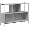 vidaXL raamatualus, hall Sonoma tamm, 102 x 28 x 77,5 cm, tehispuit