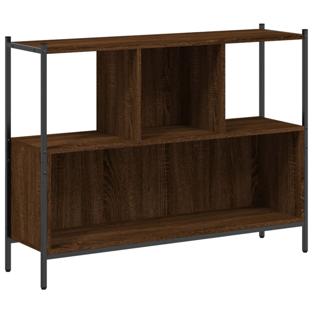vidaXL Knihovna hnědý dub 102 x 28 x 77,5 cm kompozitní dřevo