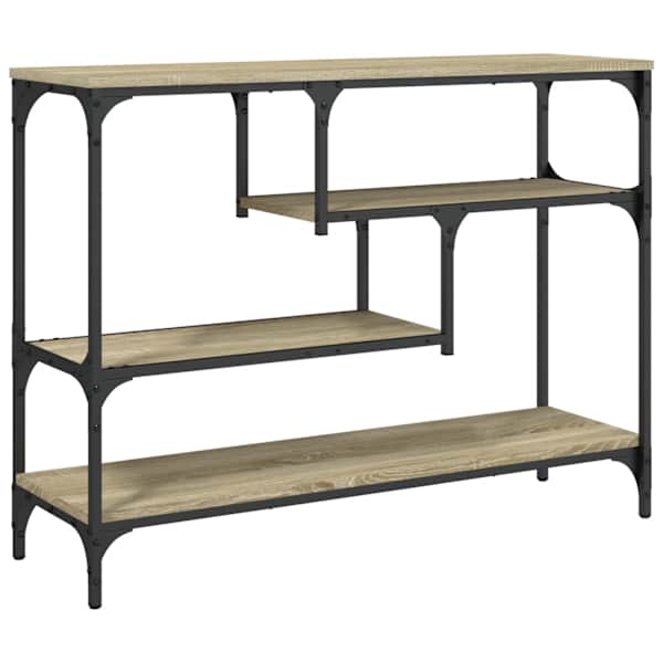 vidaXL konsoollaud, Sonoma tamm, 100x30x75 cm, tehispuit