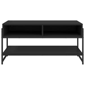 Konferenční stolek černý 90 x 50 x 45 cm kompozitní dřevo - obrázek 5