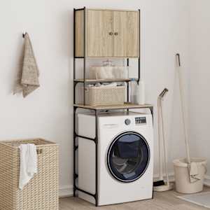 Omara za pralni stroj sonoma hrast 68x48,5x194 cm