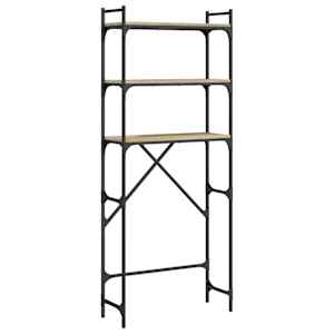 vidaXL riiul pesumasina kohale, Sonoma tamm, 67x25x163 cm, tehispuit