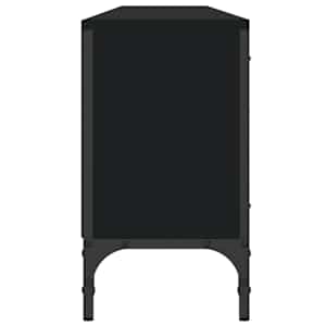 TV skříňka černá 200 x 25 x 44 cm kompozitní dřevo - obrázek 7