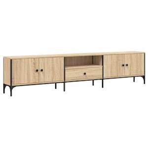 TV skříňka se zásuvkou dub sonoma 200x25x44 cm kompozitní dřevo - obrázek 2