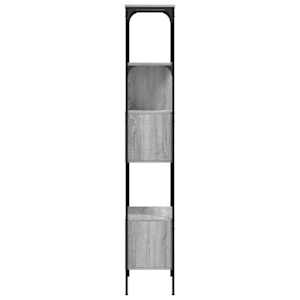 Knihovna s 5 policemi šedá sonoma 76 x 33 x 188,5 cm kompozit - obrázek 6