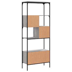 Knihovna s 5 policemi šedá sonoma 76 x 33 x 188,5 cm kompozit - obrázek 7