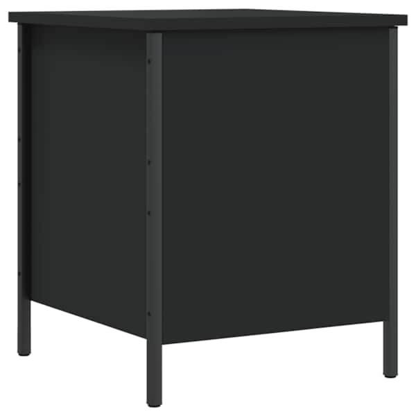 vidaXL hoiupink, must, 40 x 42,5 x 50 cm cm, tehispuit