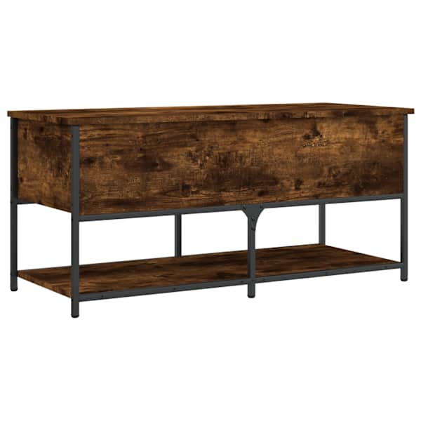 vidaXL hoiupink, suitsutatud tamm, 100 x 42,5 x 47 cm, tehispuit