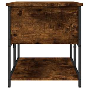 Úložná lavice kouřový dub 100 x 42,5 x 47 cm kompozitní dřevo - obrázek 8