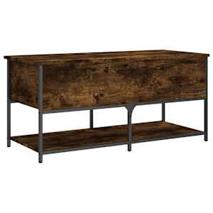 Úložná lavice kouřový dub 100 x 42,5 x 47 cm kompozitní dřevo - obrázek 9