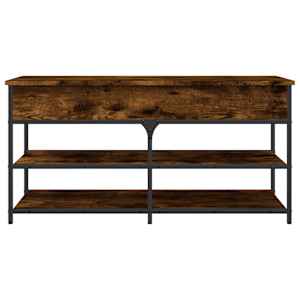 Lavice s botníkem kouřový dub 100x42,5x50 cm kompozitní dřevo - obrázek 7