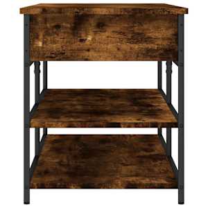 Lavice s botníkem kouřový dub 100x42,5x50 cm kompozitní dřevo - obrázek 8