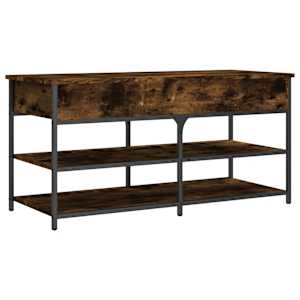 Lavice s botníkem kouřový dub 100x42,5x50 cm kompozitní dřevo - obrázek 9