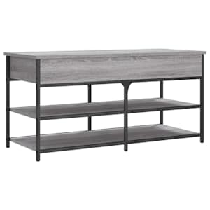 Lavice s botníkem šedá sonoma 100x42,5x50 cm kompozitní dřevo - obrázek 9