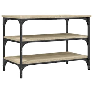 Lavice s botníkem dub sonoma 70 x 38,5 x 49 cm kompozitní dřevo - obrázek 2