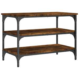 Lavice s botníkem kouřový dub 70x38,5x49 cm kompozitní dřevo - obrázek 7