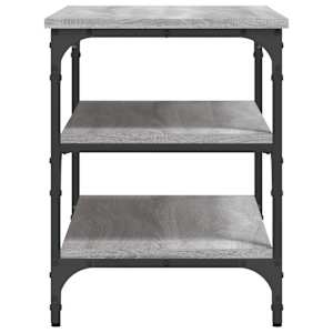 Lavice s botníkem šedá sonoma 70x38,5x49 cm kompozitní dřevo - obrázek 6