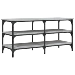 Lavice s botníkem šedá sonoma 100x38,5x49 cm kompozitní dřevo - obrázek 2