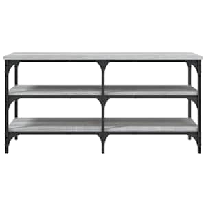 Lavice s botníkem šedá sonoma 100x38,5x49 cm kompozitní dřevo - obrázek 5