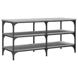 Lavice s botníkem šedá sonoma 100x38,5x49 cm kompozitní dřevo - obrázek 7