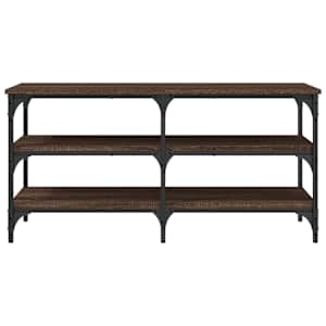 Lavice s botníkem hnědý dub 100 x 38,5 x 49 cm kompozitní dřevo - obrázek 5