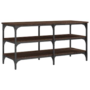 Lavice s botníkem hnědý dub 100 x 38,5 x 49 cm kompozitní dřevo - obrázek 7