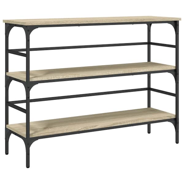 vidaXL konsoollaud, Sonoma tamm, 100x32x75 cm, tehispuit