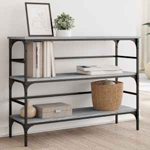 Klubska mizica siva sonoma 100x32x75 cm inženirski les