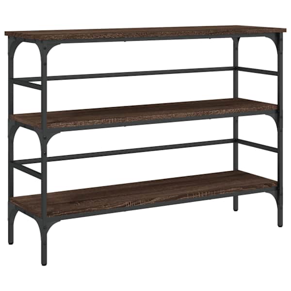vidaXL konsoollaud, pruun tamm, 100x32x75 cm, tehispuit