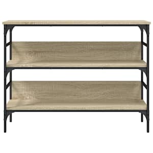 Konzolový stolek dub sonoma 100 x 32 x 75 cm kompozitní dřevo - obrázek 4