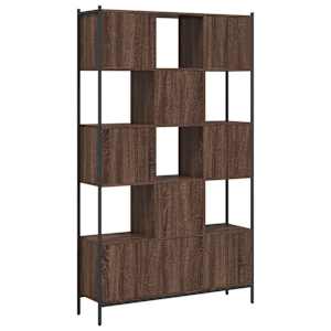 Knihovna hnědý dub 102 x 28 x 172 cm kompozitní dřevo - obrázek 7
