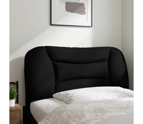 vidaXL Headboard Cushion "Hvar" Black 90 cm Fabric
