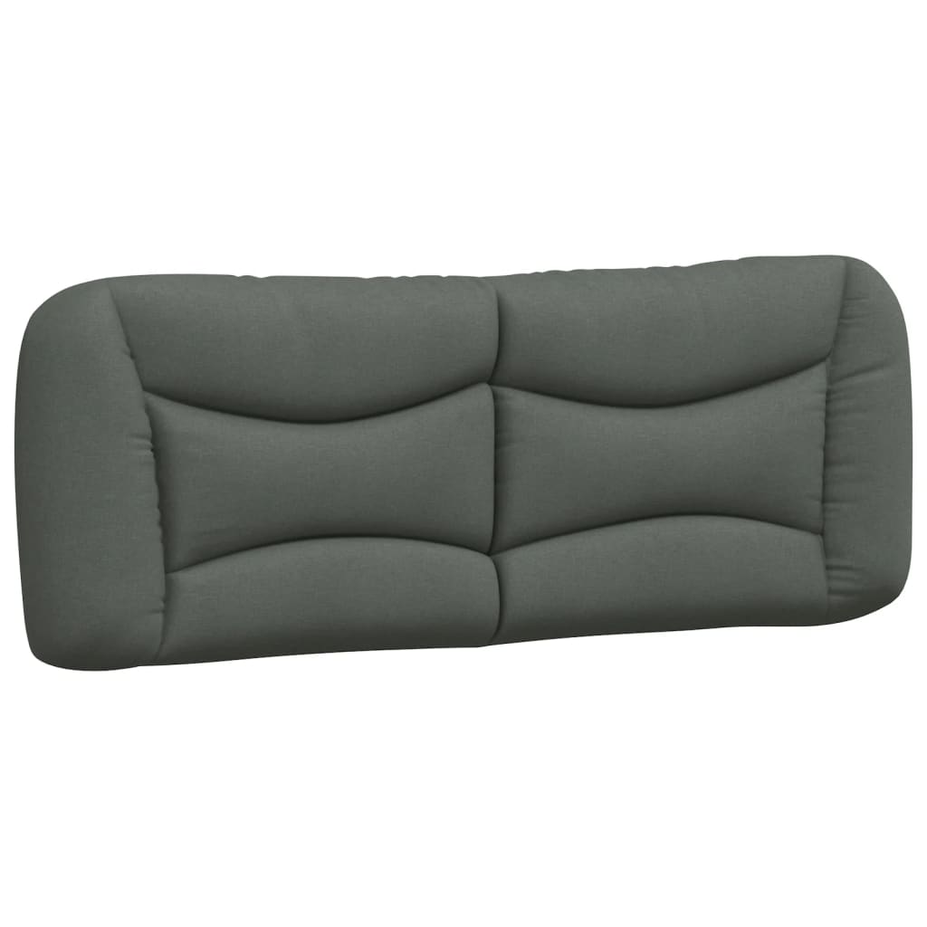 vidaXL Headboard Cushion Dark Gray 53.9" Fabric