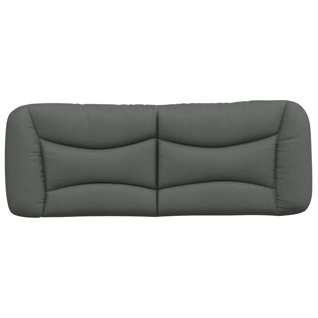 Headboard Cushion Bedroom Hanging Bed Back Cushion Dark Gray Fabric vidaXL - Picture 8 of 20