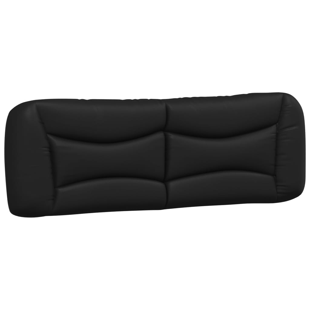 VidaXL Coussin De Tête De Lit Noir 153 Cm Similicuir